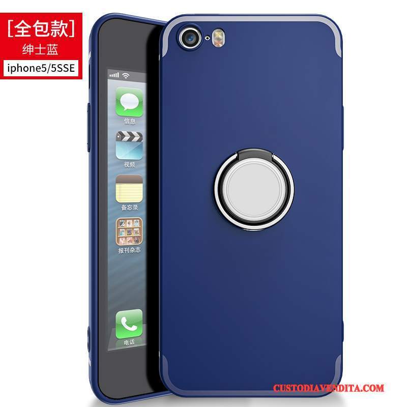 Custodia iPhone 5/5s Creativo Morbido Macchiati, Cover iPhone 5/5s Protezione Anti-caduta Tutto Incluso