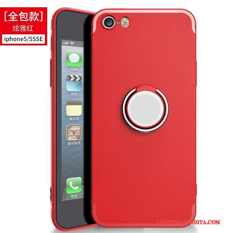 Custodia iPhone 5/5s Creativo Morbido Macchiati, Cover iPhone 5/5s Protezione Anti-caduta Tutto Incluso