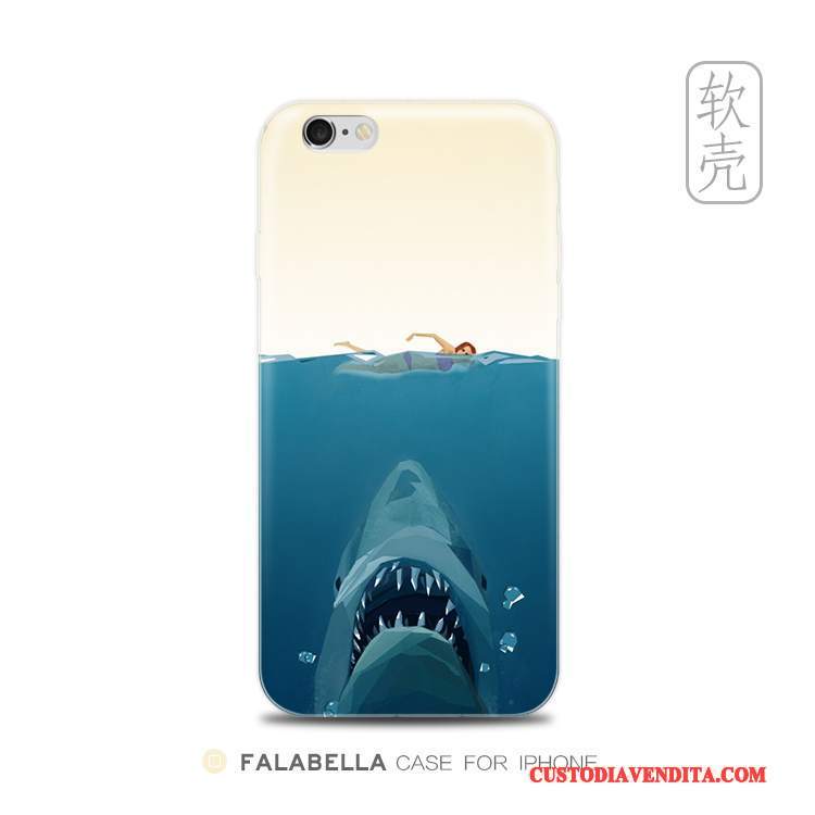 Custodia iPhone 5/5s Creativo Telefono Morbido, Cover iPhone 5/5s Silicone Accessori Blu