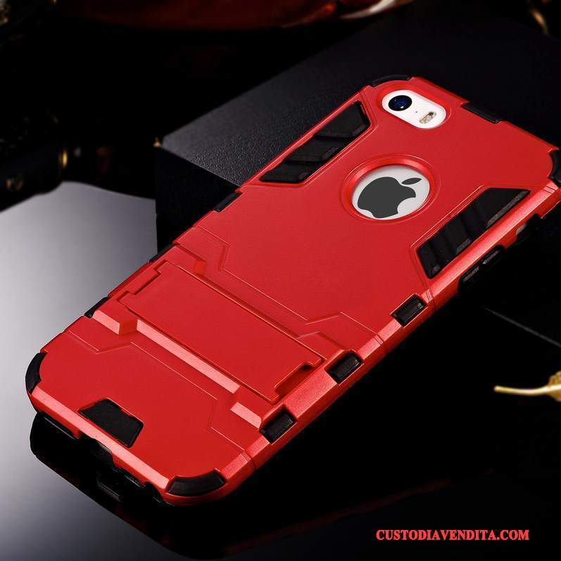 Custodia iPhone 5/5s Creativo Tendenza Argento, Cover iPhone 5/5s Telefono Semplici