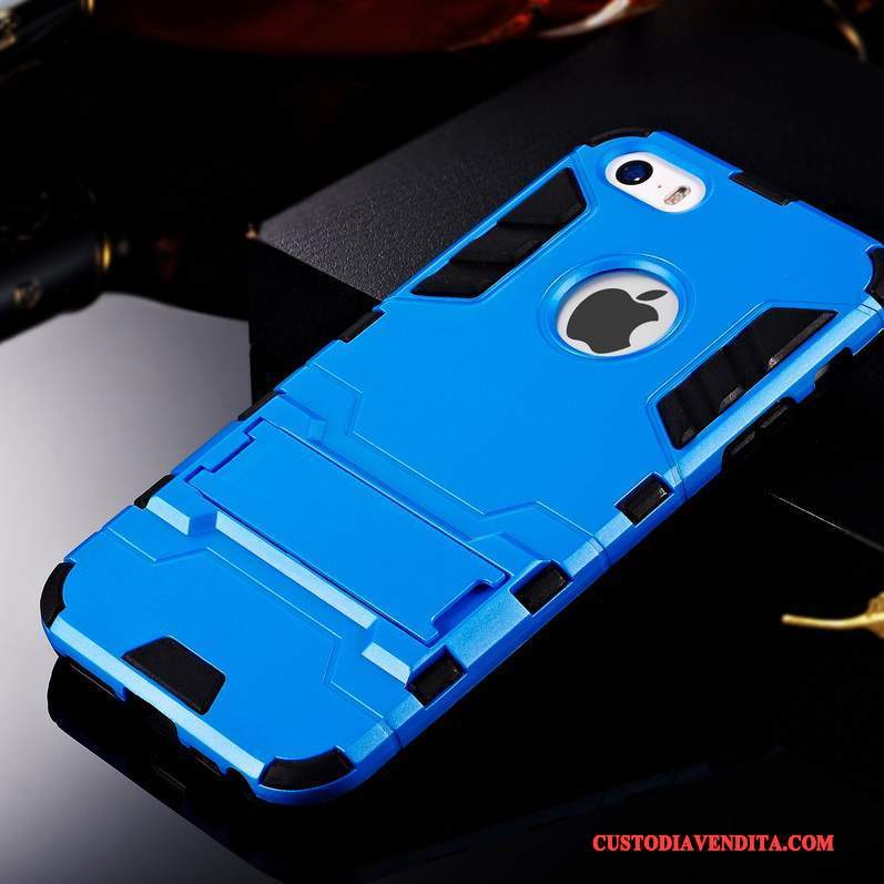 Custodia iPhone 5/5s Creativo Tendenza Argento, Cover iPhone 5/5s Telefono Semplici