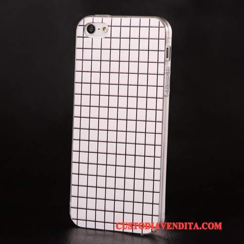 Custodia iPhone 5/5s Creativo Tendenza Nuovo, Cover iPhone 5/5s Protezione Telefono Bianco