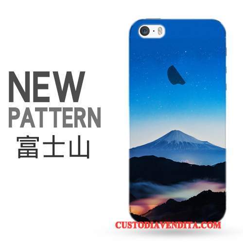 Custodia iPhone 5/5s Creativo Trasparente Tendenza, Cover iPhone 5/5s Protezione Telaiotelefono