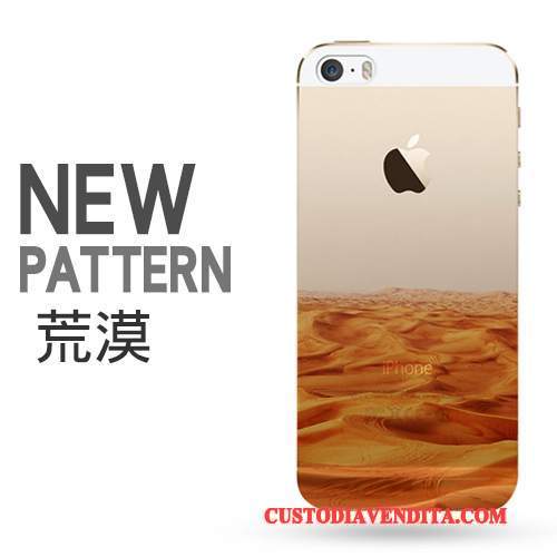 Custodia iPhone 5/5s Creativo Trasparente Tendenza, Cover iPhone 5/5s Protezione Telaiotelefono