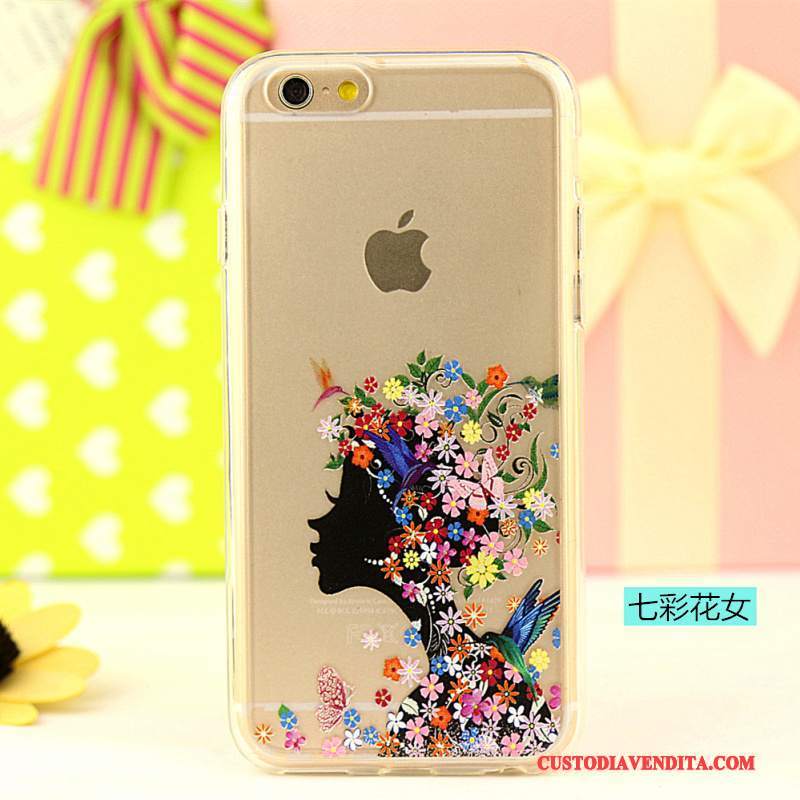 Custodia iPhone 5/5s Goffratura Anti-caduta Borse, Cover iPhone 5/5s Colore Telefono Nuovo