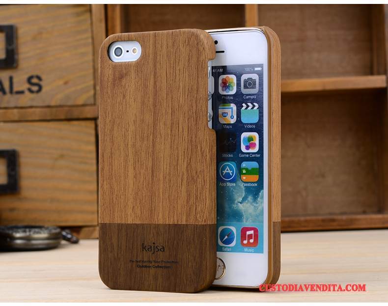 Custodia iPhone 5/5s Pelle Lusso Colore Profondo, Cover iPhone 5/5s Protezione Nuovotelefono