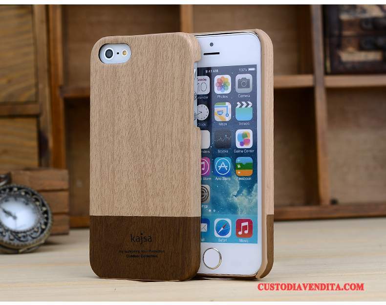 Custodia iPhone 5/5s Pelle Lusso Colore Profondo, Cover iPhone 5/5s Protezione Nuovotelefono