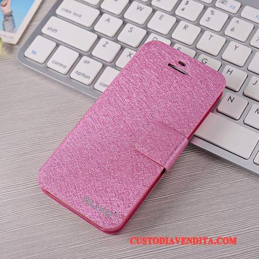 Custodia iPhone 5/5s Pelle Rossotelefono, Cover iPhone 5/5s Folio Anti-caduta