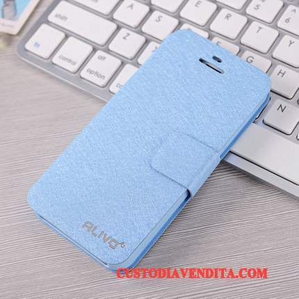 Custodia iPhone 5/5s Pelle Rossotelefono, Cover iPhone 5/5s Folio Anti-caduta