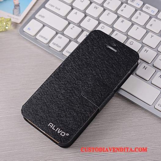 Custodia iPhone 5/5s Pelle Rossotelefono, Cover iPhone 5/5s Folio Anti-caduta