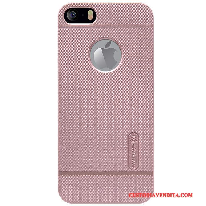 Custodia iPhone 5/5s Protezione Bianco Oro, Cover iPhone 5/5s Telefono