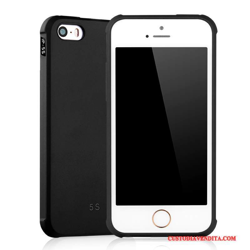 Custodia iPhone 5/5s Protezione Chiaro Grigio, Cover iPhone 5/5s Macchiatitelefono