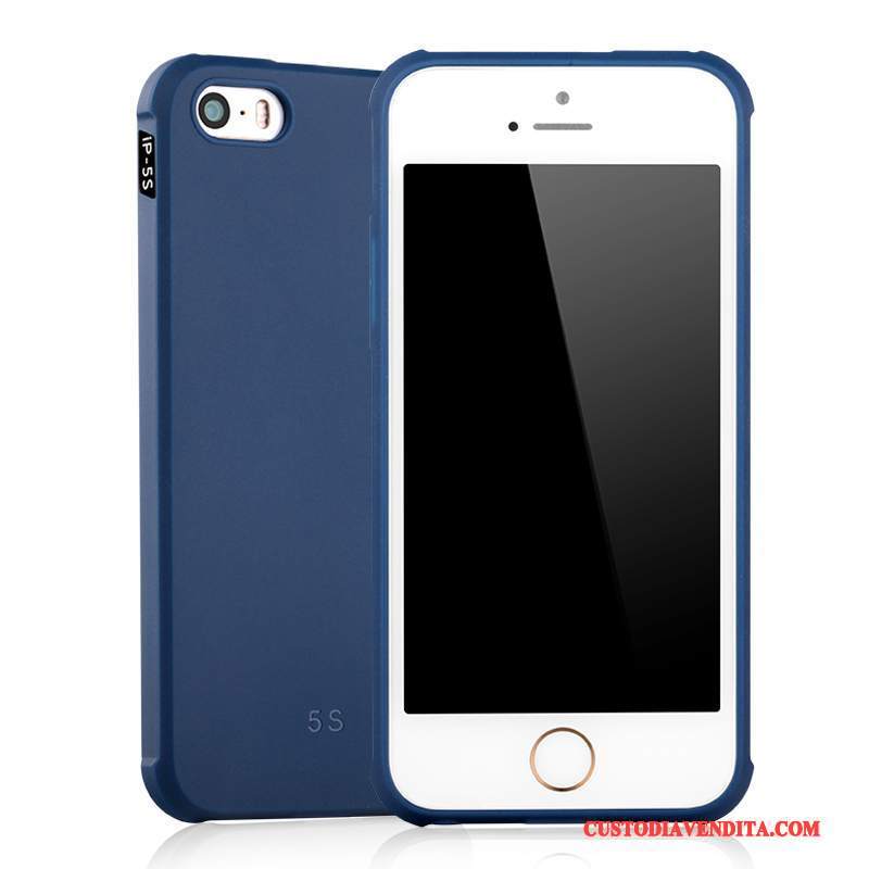 Custodia iPhone 5/5s Protezione Chiaro Grigio, Cover iPhone 5/5s Macchiatitelefono