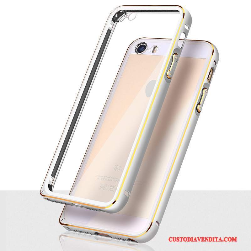 Custodia iPhone 5/5s Protezione Orotelefono, Cover iPhone 5/5s Metallo Lega