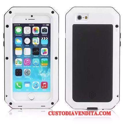 Custodia iPhone 5/5s Protezione Telefono Armatura, Cover iPhone 5/5s Giallo Tre Difese