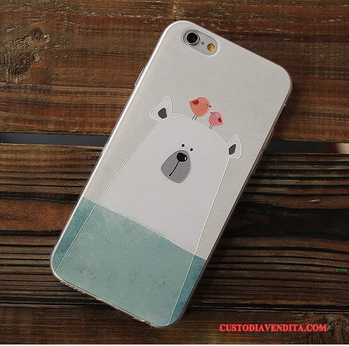 Custodia iPhone 5/5s Silicone Chiarotelefono, Cover iPhone 5/5s Protezione Ornamenti Appesi Morbido