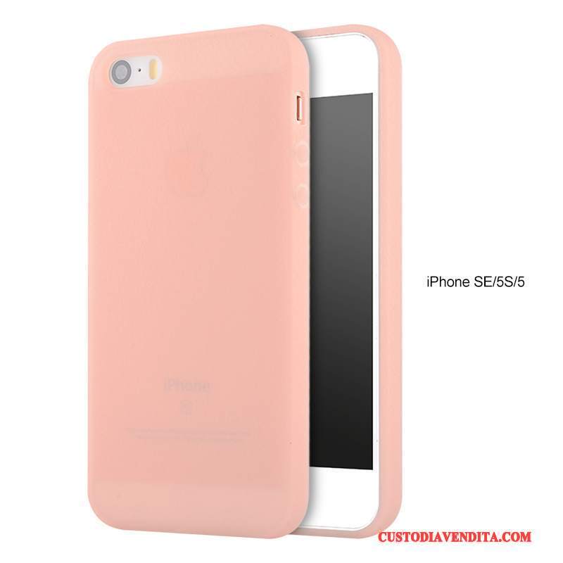 Custodia iPhone 5/5s Silicone Nuovo Morbido, Cover iPhone 5/5s Protezione Trasparentetelefono