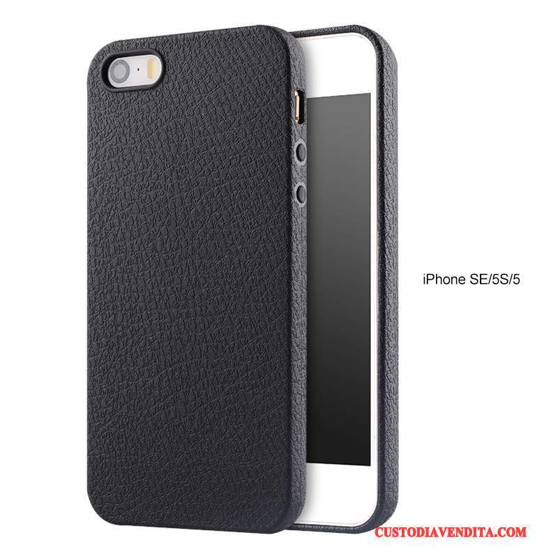 Custodia iPhone 5/5s Silicone Nuovo Morbido, Cover iPhone 5/5s Protezione Trasparentetelefono