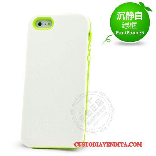 Custodia iPhone 5/5s Silicone Rossotelefono, Cover iPhone 5/5s Protezione Anti-caduta