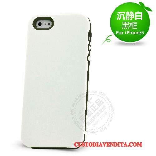 Custodia iPhone 5/5s Silicone Rossotelefono, Cover iPhone 5/5s Protezione Anti-caduta