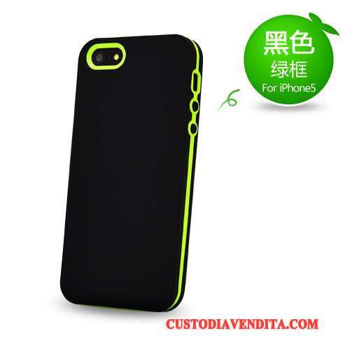 Custodia iPhone 5/5s Silicone Rossotelefono, Cover iPhone 5/5s Protezione Anti-caduta