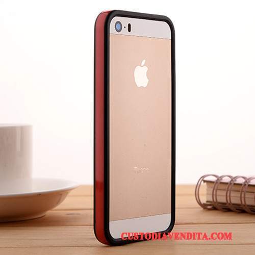 Custodia iPhone 5/5s Silicone Telefono Morbido, Cover iPhone 5/5s Protezione Blu Grigio