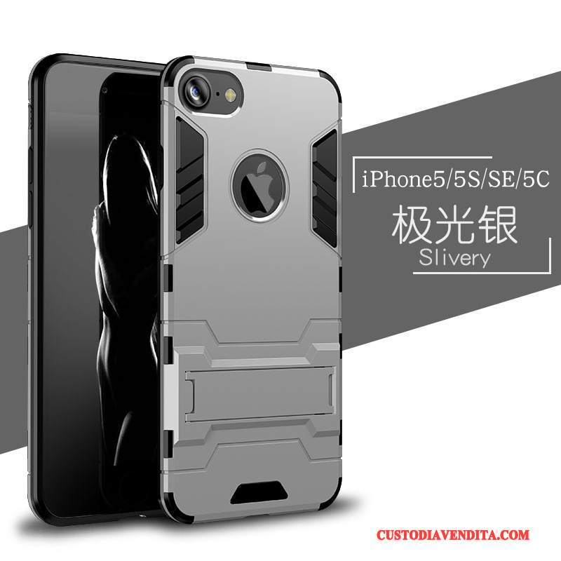 Custodia iPhone 5/5s Silicone Tendenza Tutto Incluso, Cover iPhone 5/5s Protezione Marinatelefono