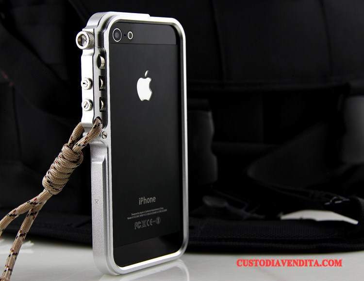 Custodia iPhone 5/5s Tendenza Oro, Cover iPhone 5/5s Telefono Metallo