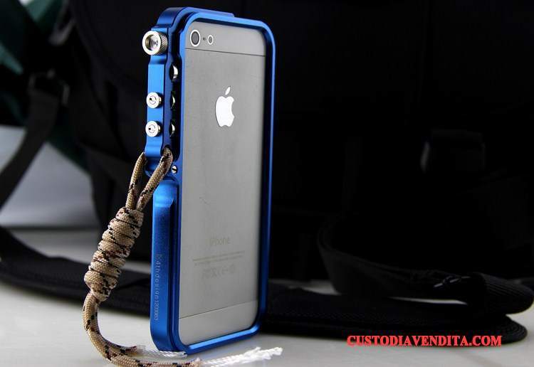 Custodia iPhone 5/5s Tendenza Oro, Cover iPhone 5/5s Telefono Metallo