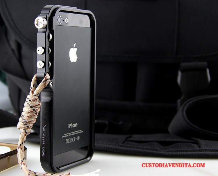 Custodia iPhone 5/5s Tendenza Oro, Cover iPhone 5/5s Telefono Metallo