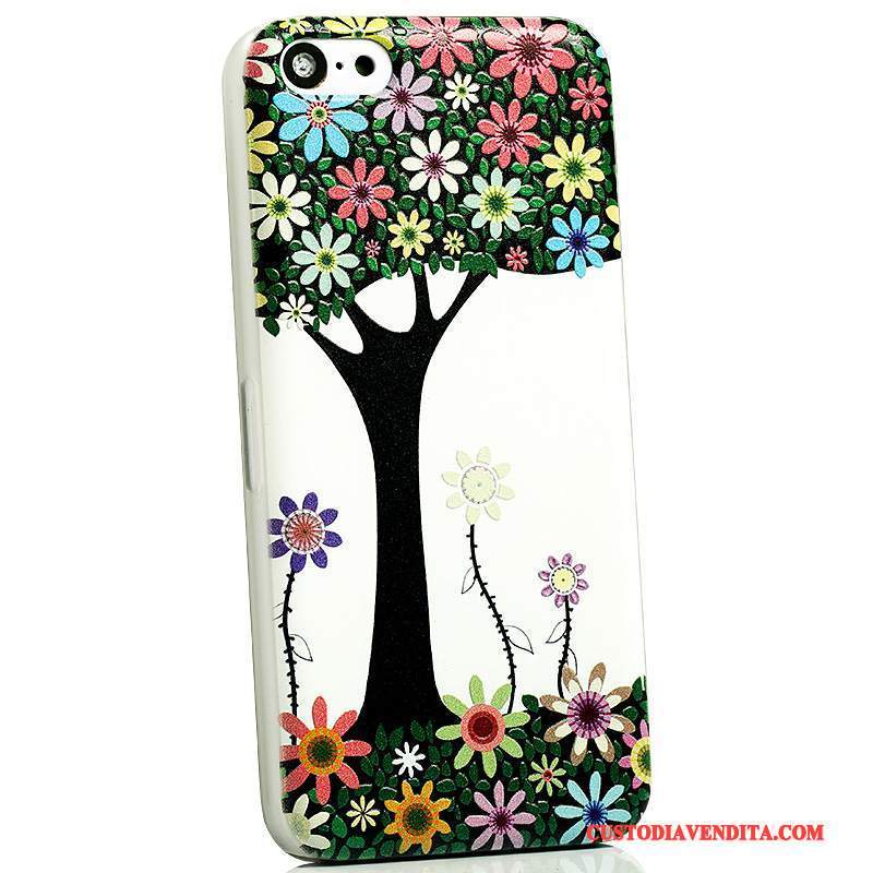 Custodia iPhone 5c Cartone Animato Anti-cadutatelefono, Cover iPhone 5c Colore Macchiati Sottile