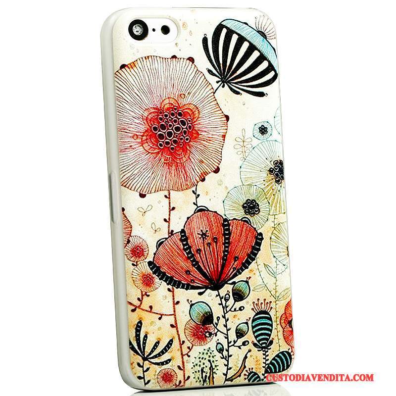 Custodia iPhone 5c Cartone Animato Anti-cadutatelefono, Cover iPhone 5c Colore Macchiati Sottile