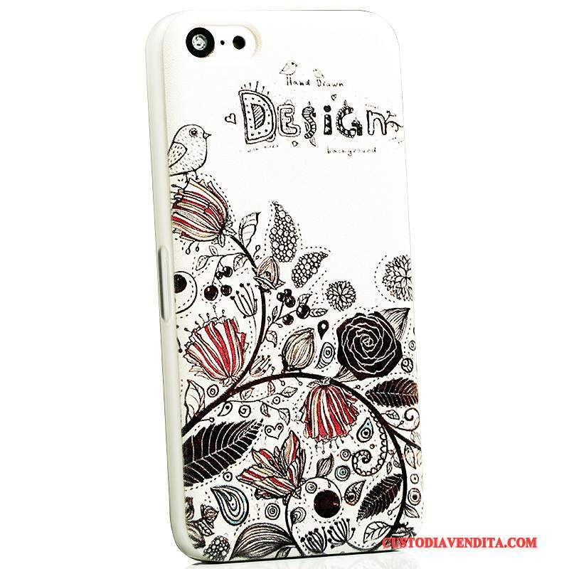 Custodia iPhone 5c Cartone Animato Anti-cadutatelefono, Cover iPhone 5c Colore Macchiati Sottile