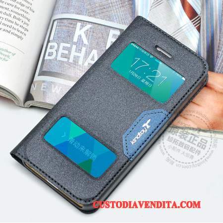 Custodia iPhone 5c Folio Arancionetelefono, Cover iPhone 5c Pelle