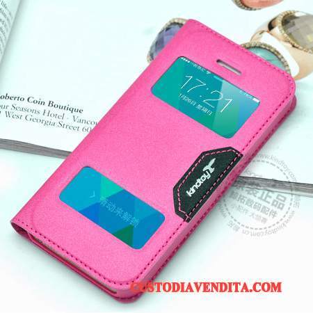 Custodia iPhone 5c Folio Arancionetelefono, Cover iPhone 5c Pelle