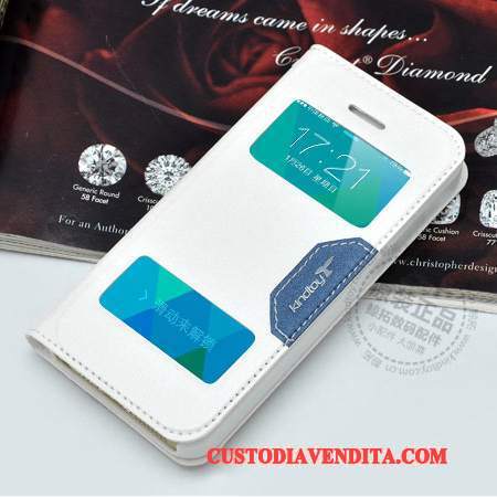 Custodia iPhone 5c Folio Arancionetelefono, Cover iPhone 5c Pelle