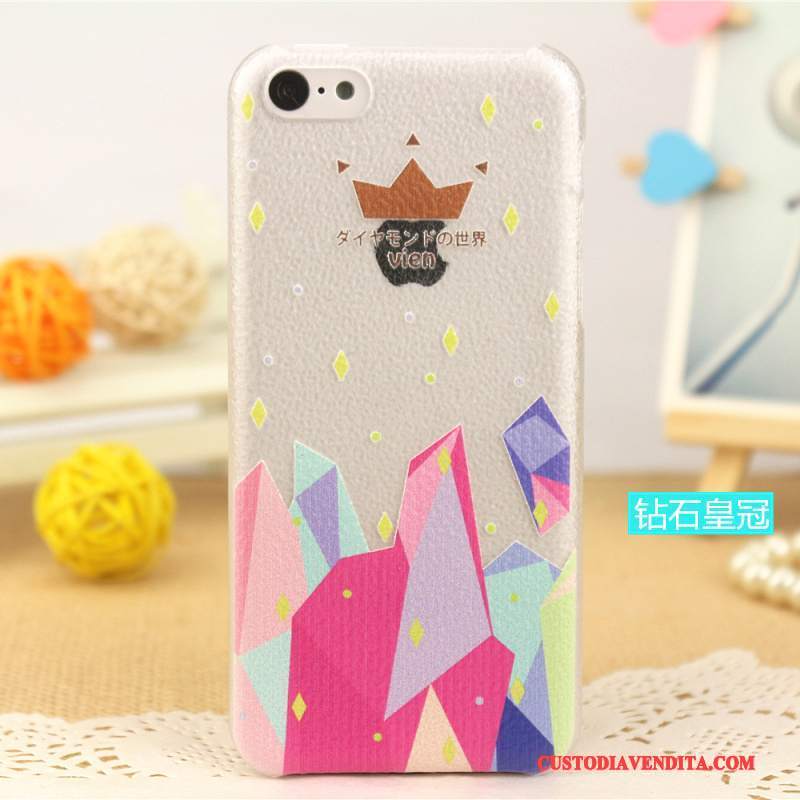 Custodia iPhone 5c Pelle Anti-caduta Personalizza, Cover iPhone 5c Protezione Modello Sottile