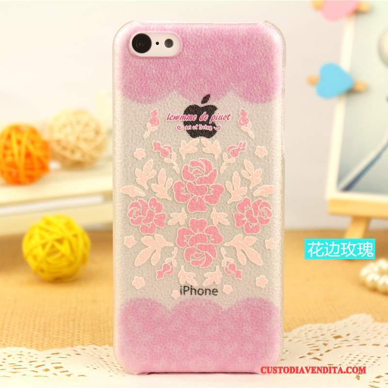 Custodia iPhone 5c Pelle Anti-caduta Personalizza, Cover iPhone 5c Protezione Modello Sottile