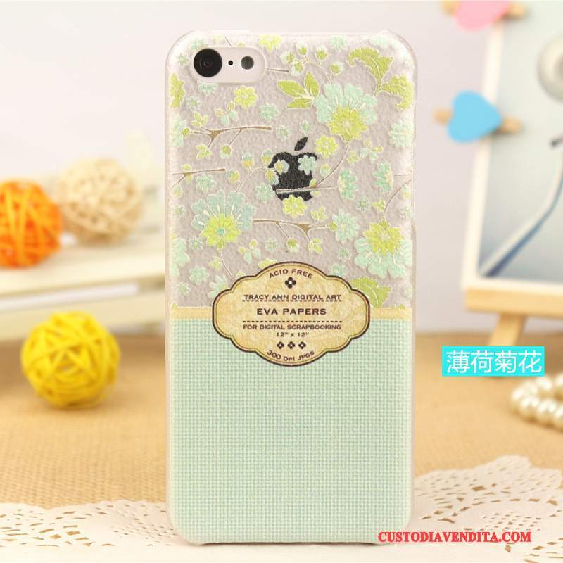 Custodia iPhone 5c Pelle Anti-caduta Personalizza, Cover iPhone 5c Protezione Modello Sottile