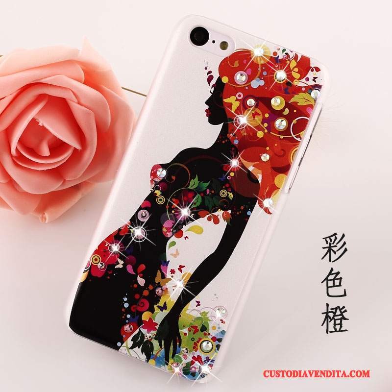 Custodia iPhone 5c Strass Difficile Macchiati, Cover iPhone 5c Colore Anti-caduta Tendenza