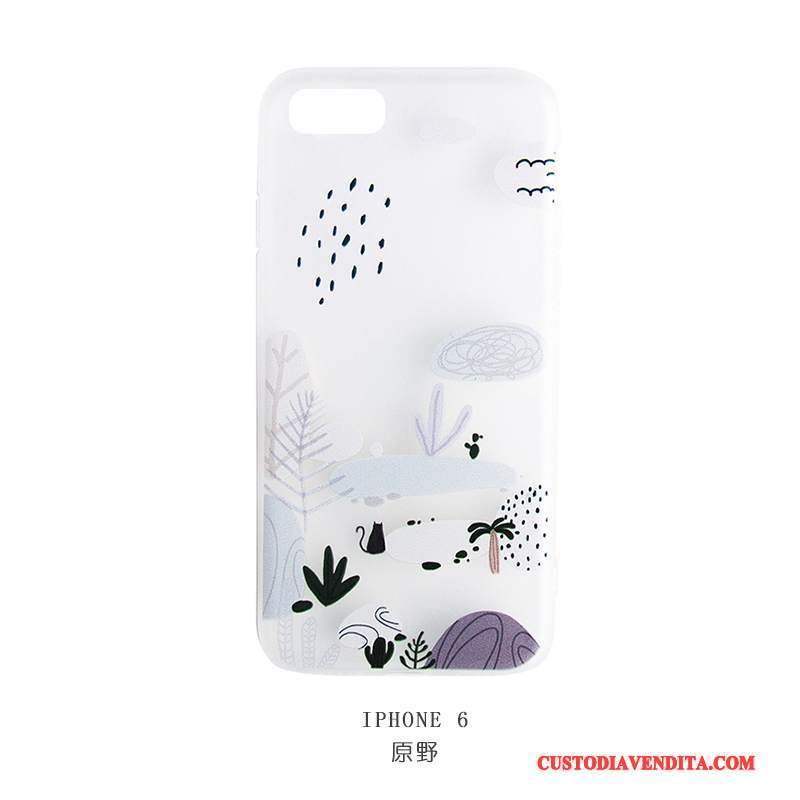 Custodia iPhone 6/6s Cartone Animato Bello Cuore, Cover iPhone 6/6s Creativo Telefono Tutto Incluso