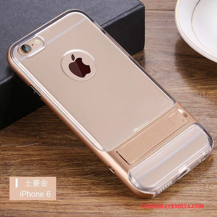 Custodia iPhone 6/6s Colore Anti-caduta Trasparente, Cover iPhone 6/6s Silicone Nuovo Tutto Incluso