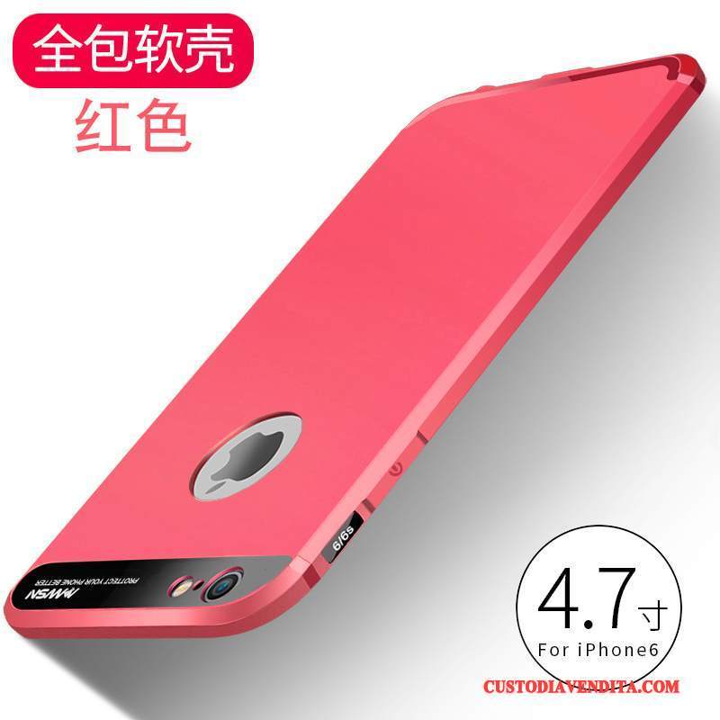 Custodia iPhone 6/6s Colore Morbidotelefono, Cover iPhone 6/6s Silicone Tutto Incluso Anti-caduta