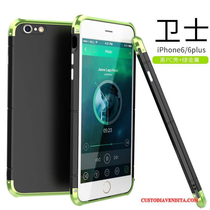 Custodia iPhone 6/6s Creativo Metallo Marchio Di Tendenza, Cover iPhone 6/6s Di Personalità Tutto Incluso