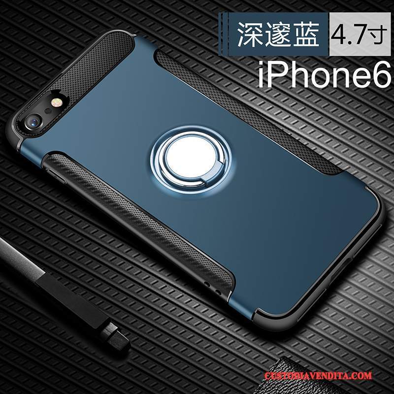 Custodia iPhone 6/6s Creativo Nero Tutto Incluso, Cover iPhone 6/6s Silicone Marchio Di Tendenzatelefono