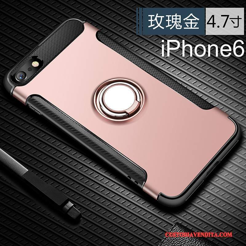 Custodia iPhone 6/6s Creativo Nero Tutto Incluso, Cover iPhone 6/6s Silicone Marchio Di Tendenzatelefono