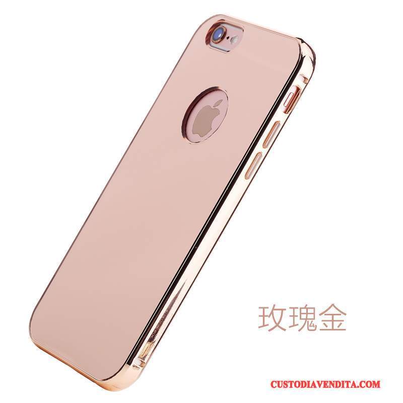 Custodia iPhone 6/6s Creativo Oro Specchio, Cover iPhone 6/6s Protezione Telefono Telaio