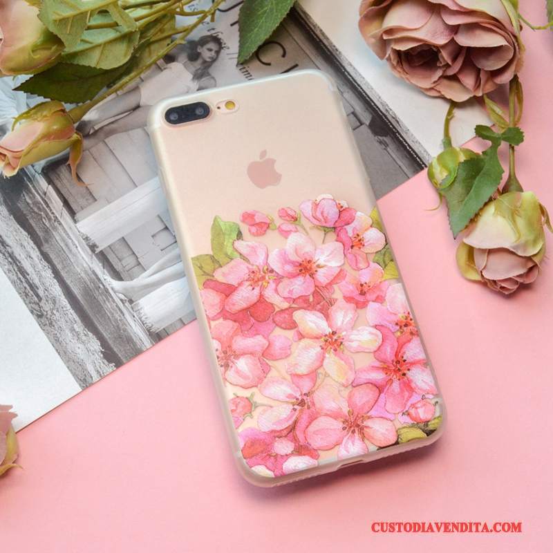 Custodia iPhone 6/6s Creativo Trasparente Tutto Incluso, Cover iPhone 6/6s Silicone Piccola Morbido