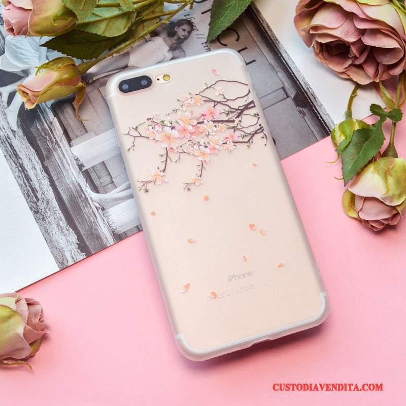 Custodia iPhone 6/6s Creativo Trasparente Tutto Incluso, Cover iPhone 6/6s Silicone Piccola Morbido