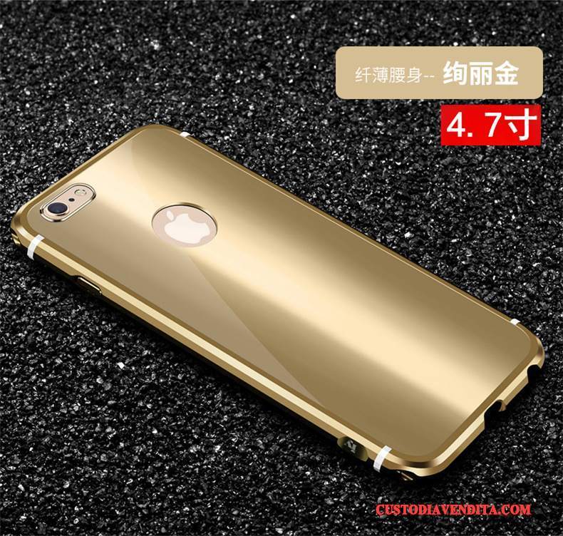 Custodia iPhone 6/6s Lussotelefono, Cover iPhone 6/6s Nuovo Metallo